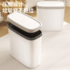 Rounded Corner Pop-Up Lid Trash Can