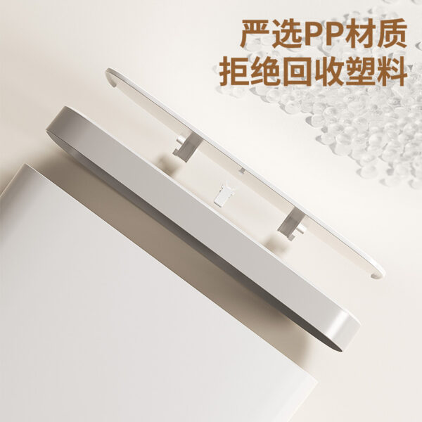 Rounded Corner Pop-Up Lid Trash Can