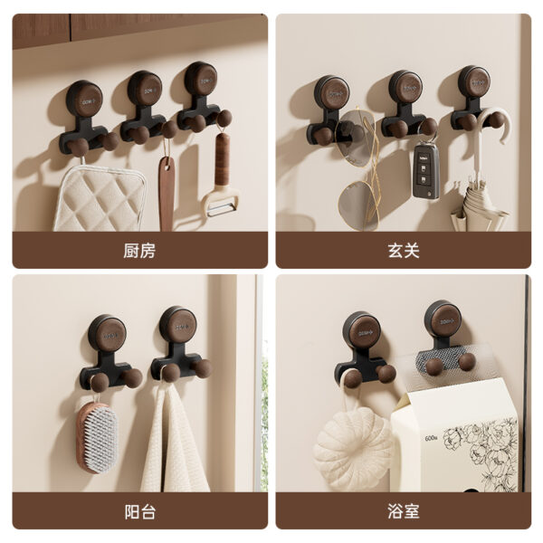 800-5 Wood-Plastic Composite Series - 2463 Double-Row Hook Rack