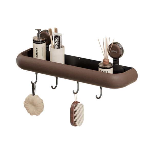 800-白 Wood-Plastic Composite Series - 2468 Wall-Mounted Storage Shelf